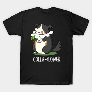 Collieflower Cute Collie Dog Pun T-Shirt